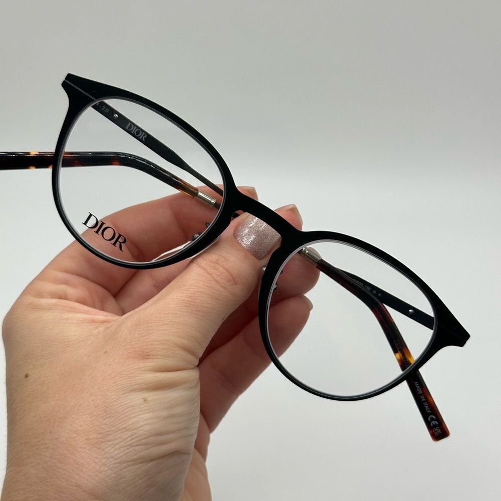 NEW Dior Eyeglasses Phantos DiorEssentialO RU 1100 DM50001U 097 Black Men - Picture 9 of 12